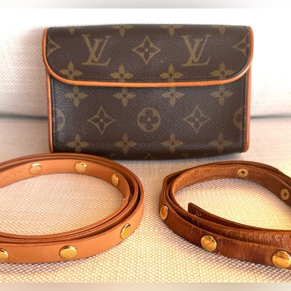 LOUIS VUITTON Florentine Bum Bag Monogram Medium | Excellent | 2 Straps - Picture 2 of 10